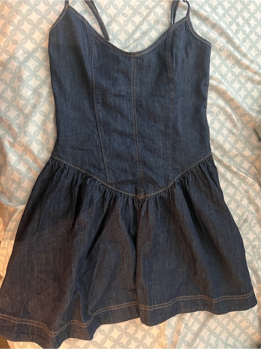 Reformation Lottie Denim Minidress